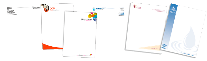 Letterhead examples